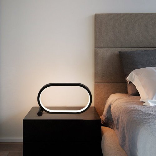 Oval Acrylic Lamp with Touch Control