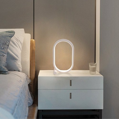 Oval Acrylic Lamp with Touch Control