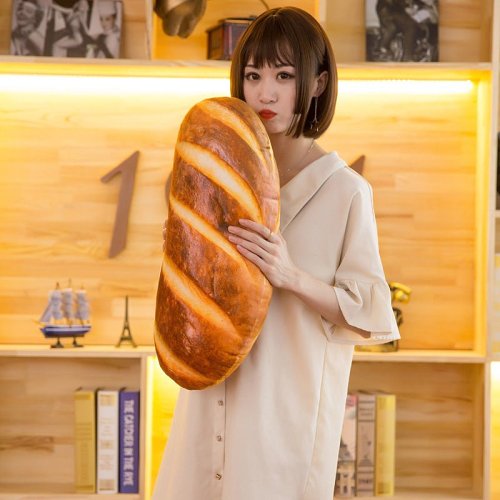 Huggable Bread Pillow Cushion