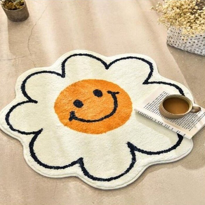 Smiley Daisy Rug