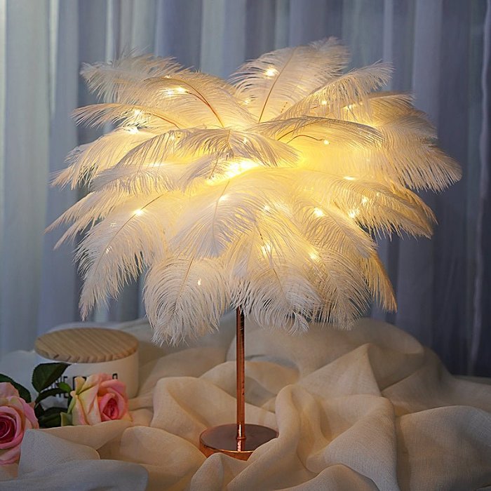 Feather Desk Lamp