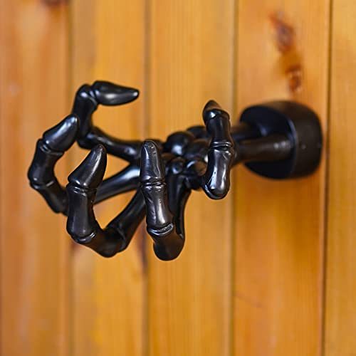 Black Hand Wall Hook Skull Claw Hanger Storage Rack Shelf Holder Wall Hook for Clothes Hanging
