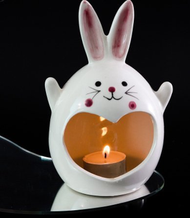 Halloween Cute Ghost Ceramic Candle Holder