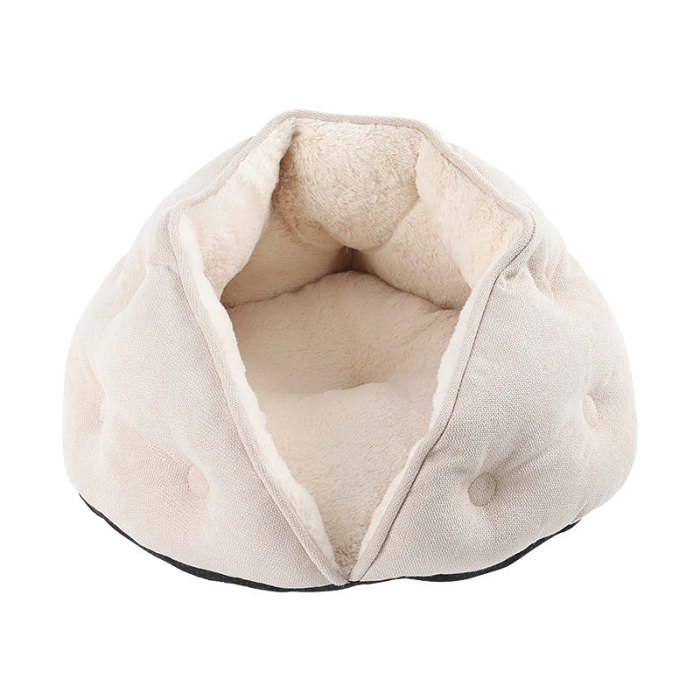 Cozy Fleece Shell Dumpling Nest for Pets