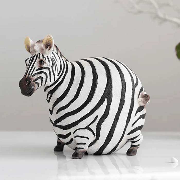 Oversized Zebra Figurines