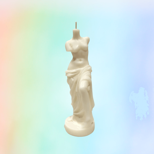 Large Goddess Venus Sculpture Candle - Gardenia Scent