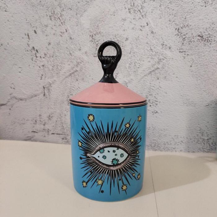 Magic Eye Aromatherapy Candle Jar with Lid