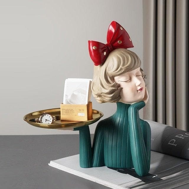 80s Lady Figurine Miniature