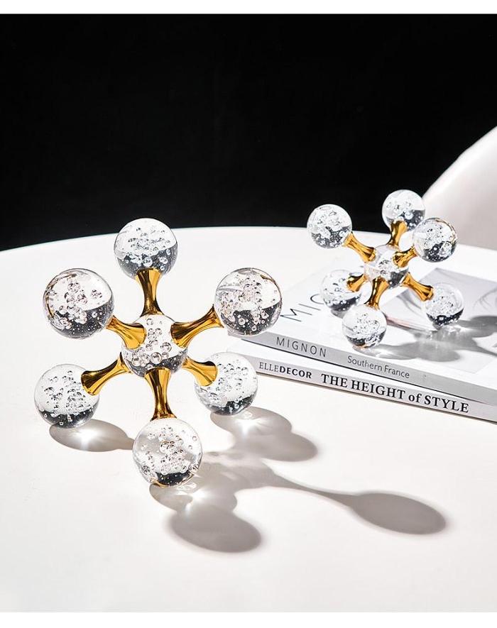 Luxury Crystal Balls Decorative Figurine