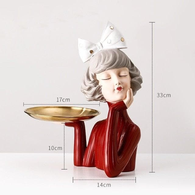 80s Lady Figurine Miniature