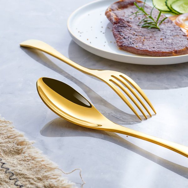 Jet Gold Cutlery Set