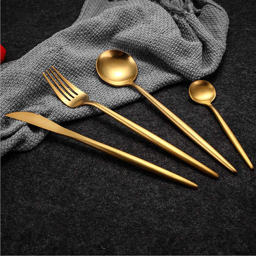 Arya Gold Cutlery Set
