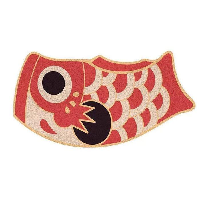 Oriental Fish Door Mat