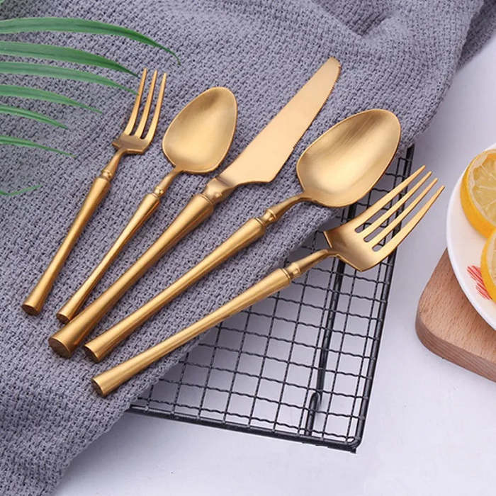 Serena Gold Cutlery Set