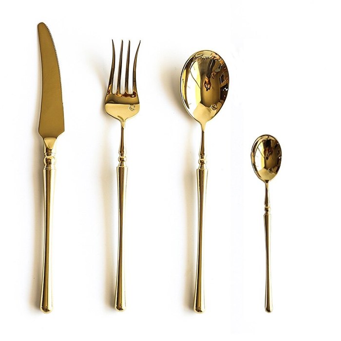 Rome Gold Cutlery Set