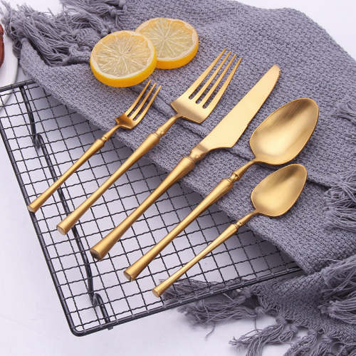 Serena Gold Cutlery Set