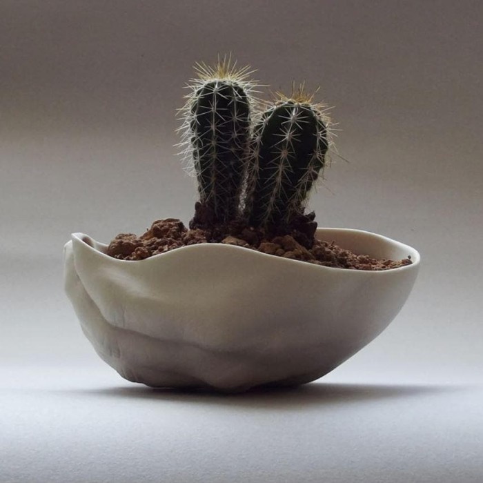 Hand Crafted Ceramic Hand Succulent Planter Pot