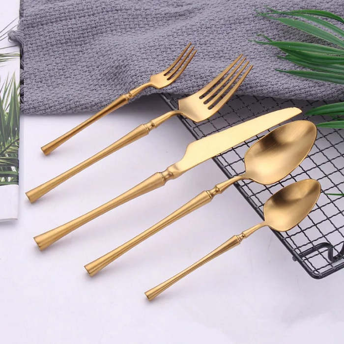 Serena Gold Cutlery Set