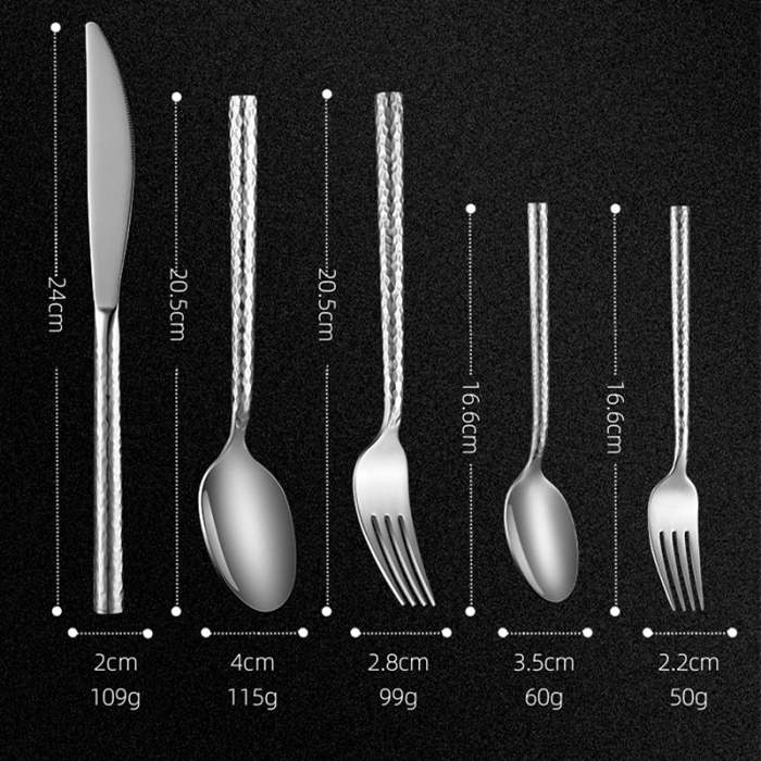 Elle Silver Luxury Cutlery Set