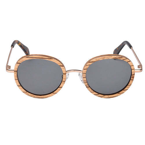 Ladies Polarized Wooden Sunglasses