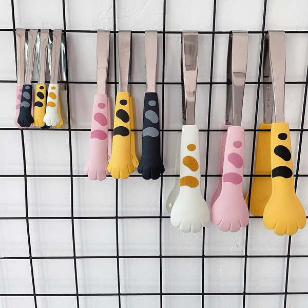 Cute Kawaii Cat Paw Stainless Steel Cooking Tong