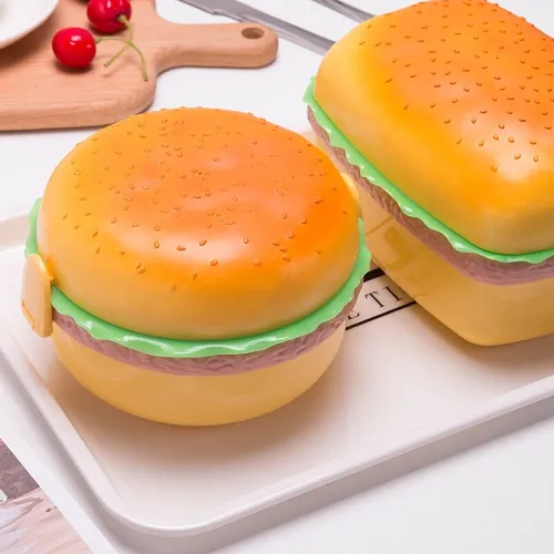 Hamburger Sandwich Thermal Food Container Lunch Box