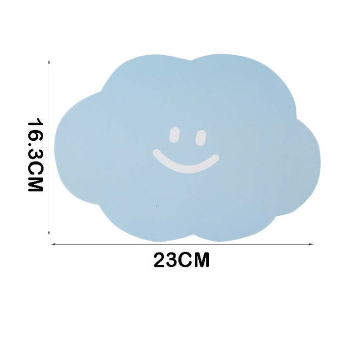 Cute Kawaii Anti-Slip Smiley Cloud Mouse Pad