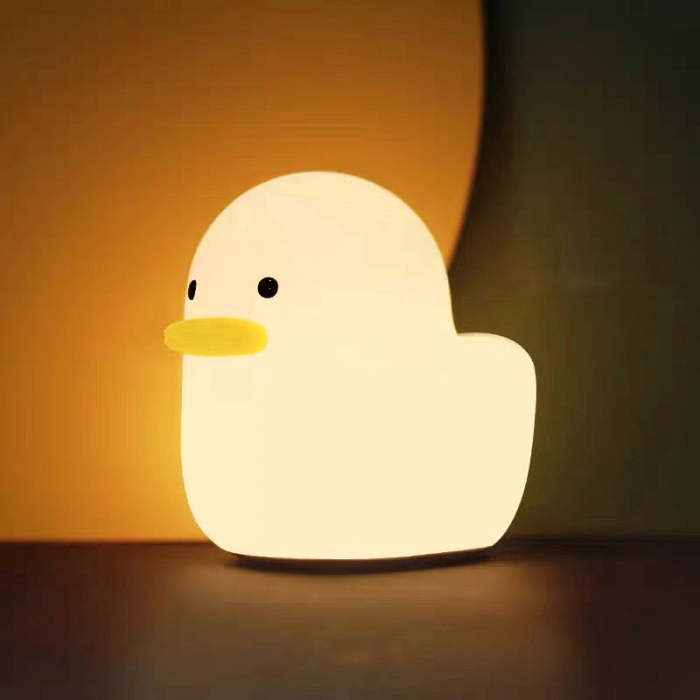 Cute Boring Duck Soft Mini Night Light