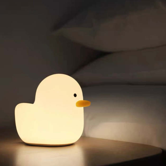 Cute Boring Duck Soft Mini Night Light