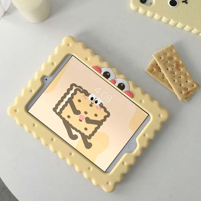 Cute Mr Biscuit Man iPad Cover Case