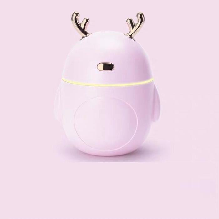 Cute Mini USB Household Bedroom Deer Shape Spray Humidifier