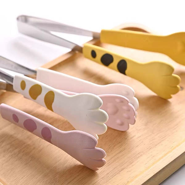 Cute Kawaii Cat Paw Stainless Steel Cooking Tong