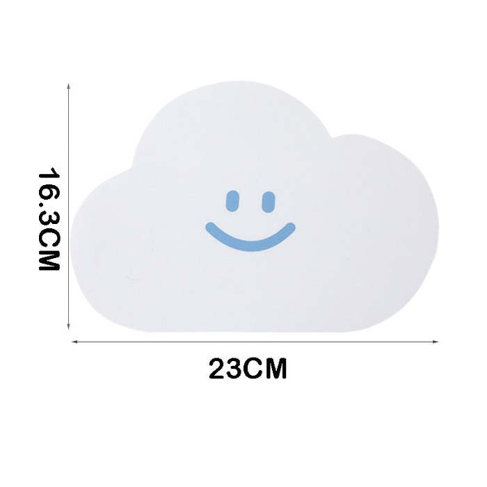 Cute Kawaii Anti-Slip Smiley Cloud Mouse Pad