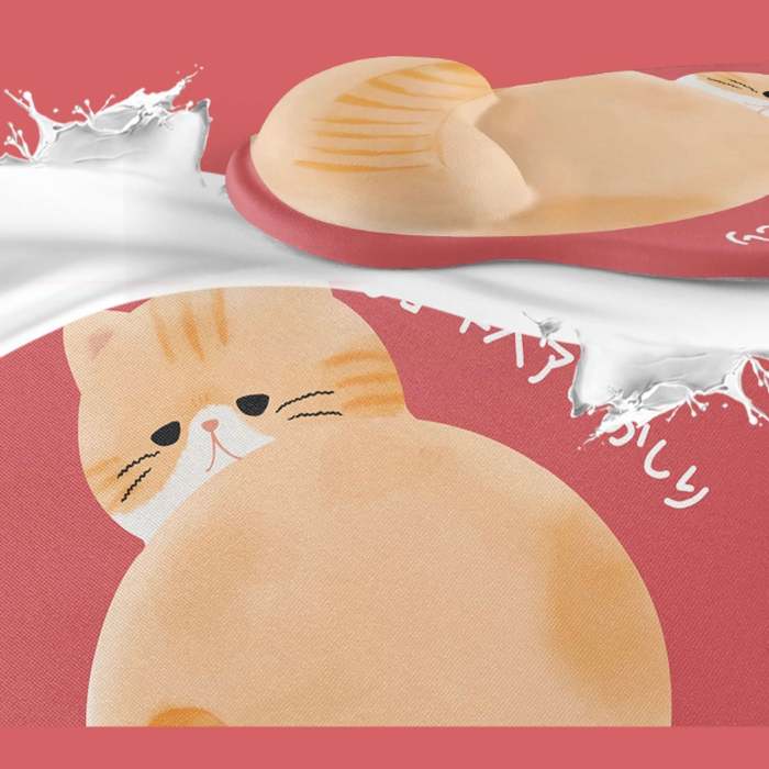 Cute 3D Pussy Cat Ergonomic Silicone Mouse Pad
