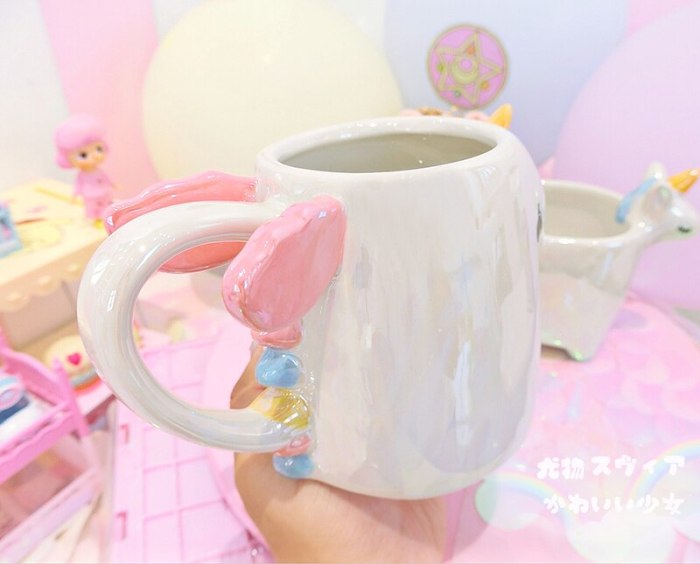 Cute Rainbow Dreamy Fairy Style Unicorn Mug
