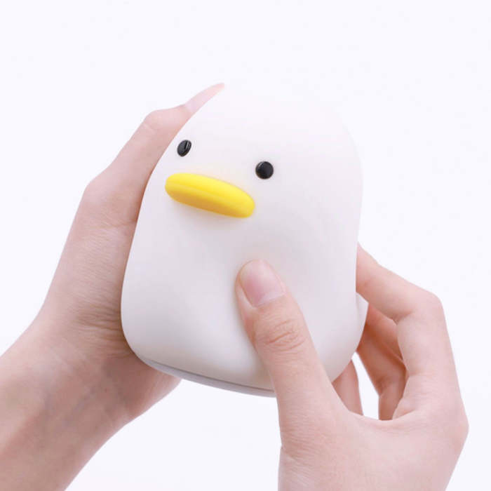 Cute Boring Duck Soft Mini Night Light