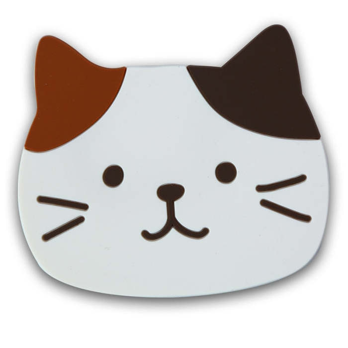 Cute Cat Shape Waterproof Anti-Slip Cup Coaster