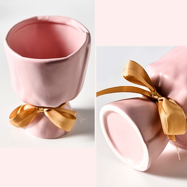 Cute Bouquet Shape Flower Ceramic Home Decor Vase