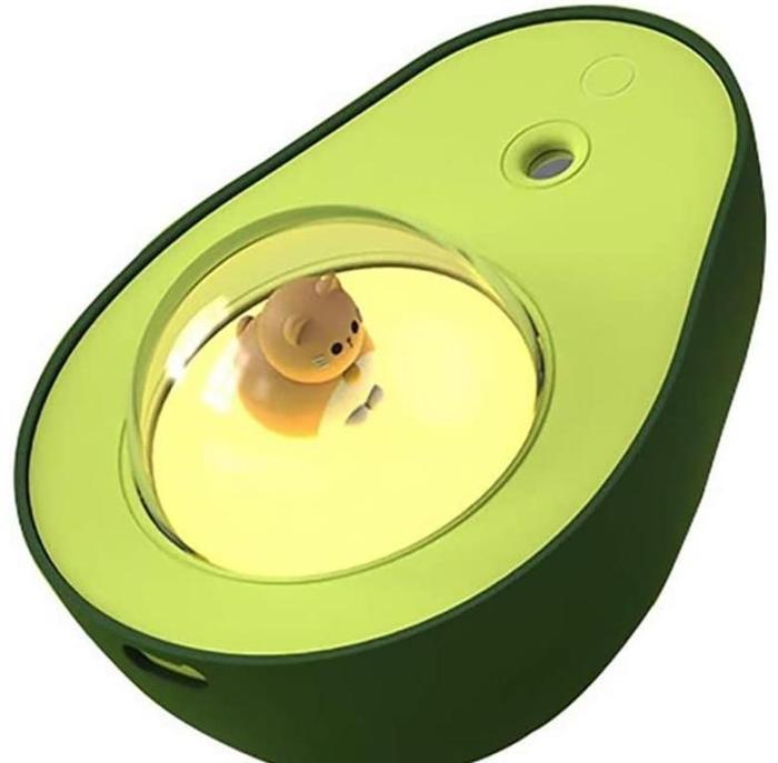 Avocado Humidifier with USB Little Kitten Bedroom Night Light