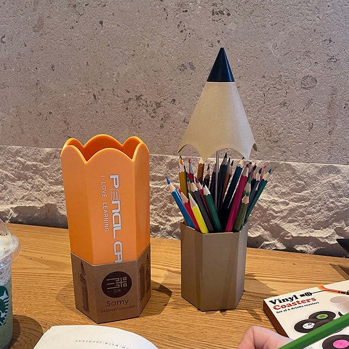 Cute Giant Crayon Pencil Desk Accessories Holder