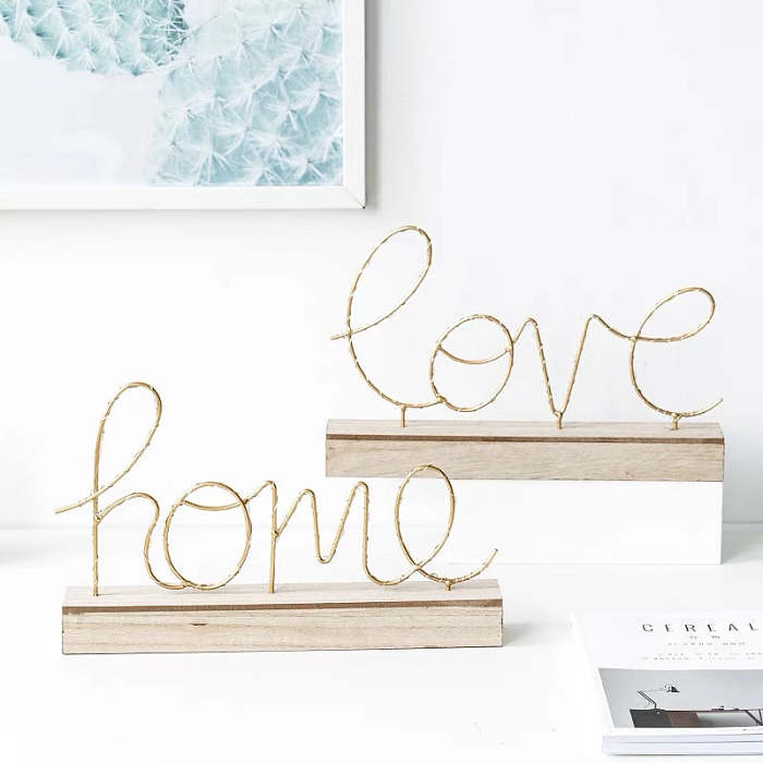 LOVE & HOME LED Display Letters Light Decoration Table Light