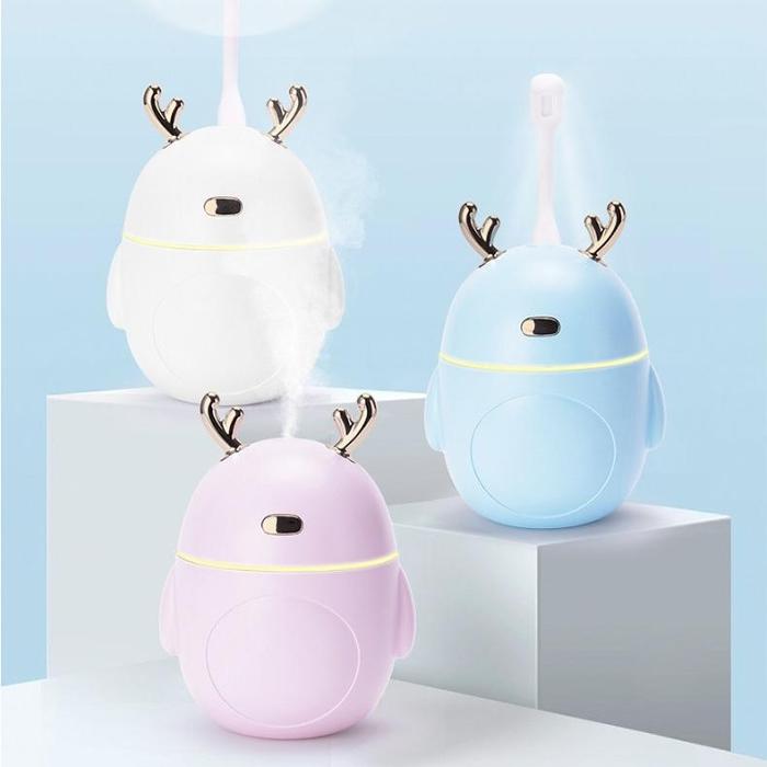 Cute Mini USB Household Bedroom Deer Shape Spray Humidifier