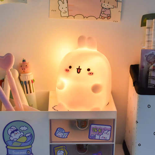 Kawaii Bunny Rabbit Silicone LED Bedside Night Light