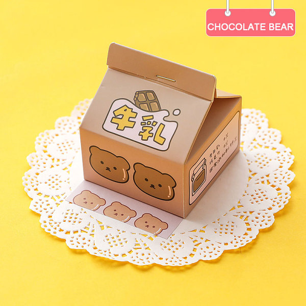 Kawaii Milk Carton Korean Style Memo Writing Pad