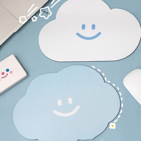 Cute Kawaii Anti-Slip Smiley Cloud Mouse Pad