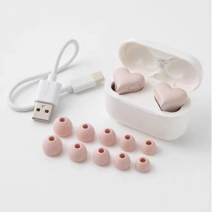 Heartbuds Heart Wireless Headphones Bluetooth Earbuds Gifts for Girlfriend Her : VEASOON