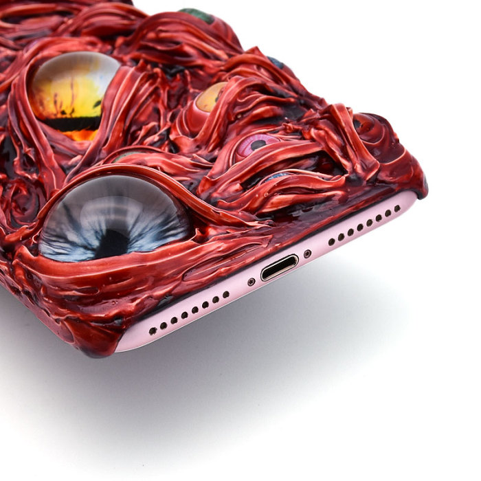 Handmade Monster's Eyes iPhone Case Evil's Eyes Phone Cover Gift for Him