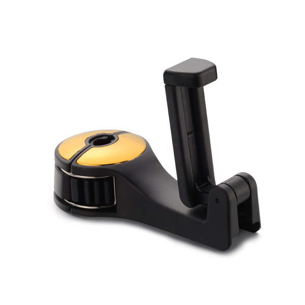 Car seat hidden hook