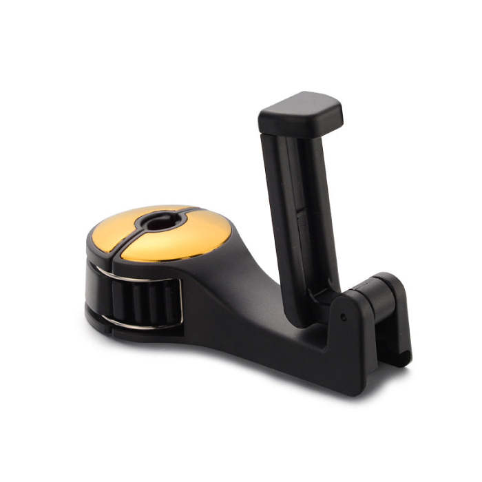 Car seat hidden hook