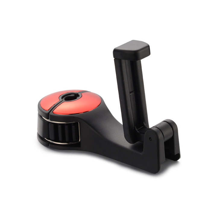 Car seat hidden hook